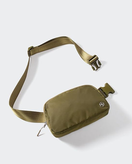 Pander Unisex Belt Bag Fanny Pack for Women with Adjustable Strap, Small Waist Pouch for Workout Running Traveling Hiking