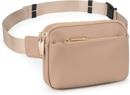 UTO Fanny Pack for Women Crossbody Trendy Fashion Belt Purse Chest Waist Hip Bumbag for Outdoor Shopping Travel Hiking