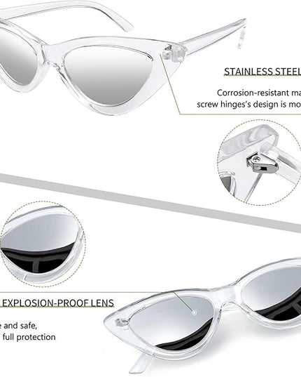Joopin Polarized Cat Eye Sunglasses for Women Vintage Cateye Sun Glasses UV400 Protection