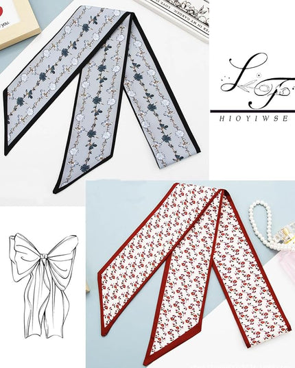 Purse Scarf Handbags For Women Skinny Hair Neck Accessories Scarves With Bag Scarfs Handle Fashion Lightweight