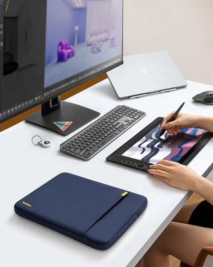 tomtoc 360° Protective Laptop Sleeve for 13.5-14.4 Inch Surface Laptop Studio/6/5/4/3, Surface Book, Water-Resistant Laptop Case for Acer Aspire/Swift 14, ASUS Vivobook/Zenbook 14, Jumper EZbook X3
