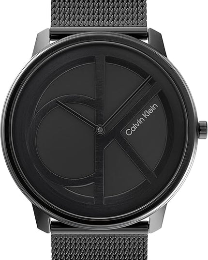 Calvin Klein Women's CK Iconic - 35mm 2H Quartz Watch - Stainless Steel Mesh Bracelet - Water Resistance 30 Meters – Premium Fashion Timepiece for Everyday Style - Gift for Her