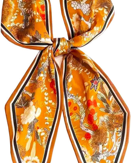Purse Scarf For Handbags Head Scarves For Women's Hair Bags Scarfs Long Skinny Scarves Fashion Silky