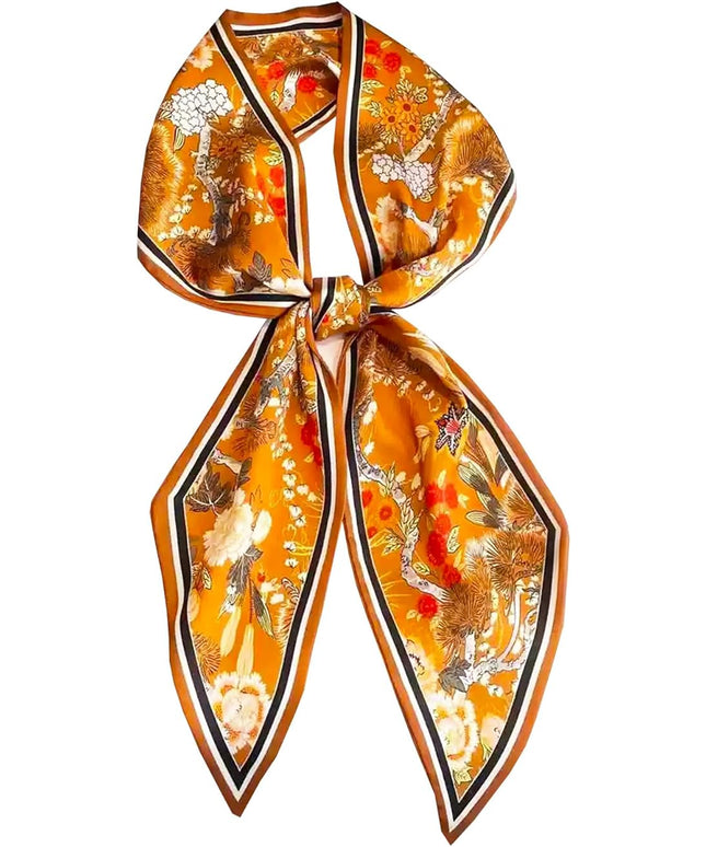 Purse Scarf For Handbags Head Scarves For Women's Hair Bags Scarfs Long Skinny Scarves Fashion Silky