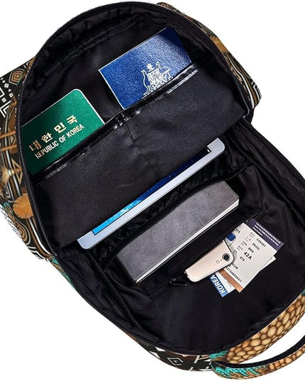 Native American Backpack for Men Women,Casual Travel Hiking Camping Backpacks Lightweight Bookbag