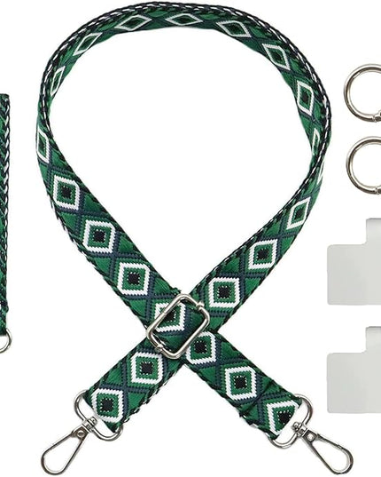LEMEDE Adjustable Phone Lanyard - Phone Wristlet & Crossbody Phone Strap, Versatile for ID, Camera，Key straps(1" Width)