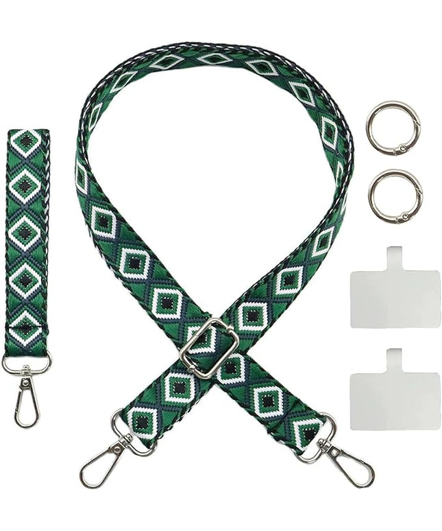 LEMEDE Adjustable Phone Lanyard - Phone Wristlet & Crossbody Phone Strap, Versatile for ID, Camera，Key straps(1" Width)