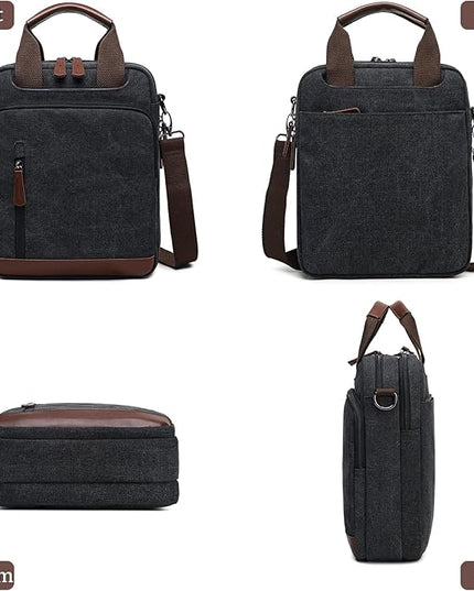 mygreen Small Canvas Crossbody Shoulder Bag Messenger Bag Work Bag