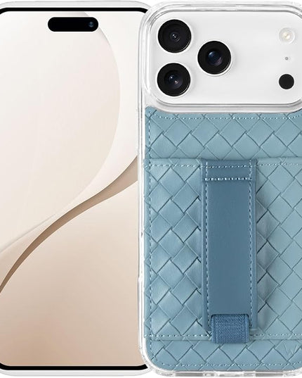 Walli Cases for iPhone 17 Pro Max Case Aesthetic Wallet Phone Case Card Holder, Securely Holds up to 2 Cards - Cute, Trendy Phone Cover for Women, fits iPhone 17 Pro Max with Kickstand & Finger Strap