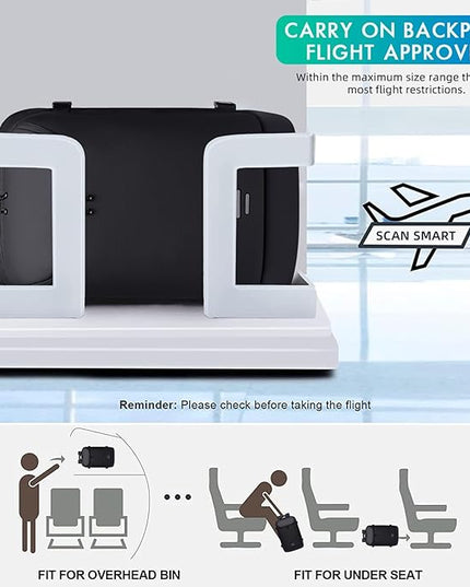 Carry on Backpack for Women Men 40L Flight Approved Travel Backpack Fit 17 Inch Laptop with USB Charging Expandable Business Weekender