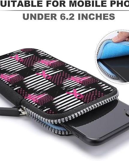 Unisex Small Crossbody Bags, Women Men Portable Adjustable Crossbody Phone Wallet Pouch