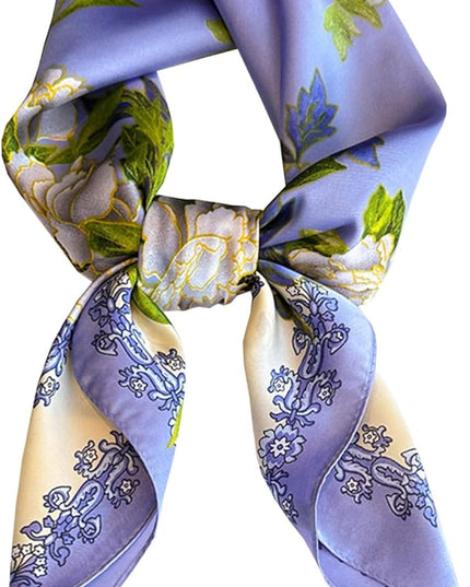 Dailyacc Hair Bandanas Scarf For Women Lightweight Fashion Neck Silk Satin Head Scarves For Sleeping Handbags Scarf