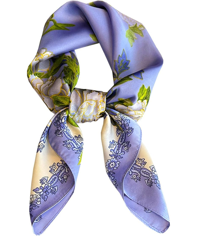 Dailyacc Hair Bandanas Scarf For Women Lightweight Fashion Neck Silk Satin Head Scarves For Sleeping Handbags Scarf