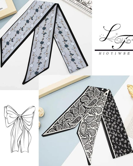 Purse Scarf Handbags For Women Skinny Hair Neck Accessories Scarves With Bag Scarfs Handle Fashion Lightweight