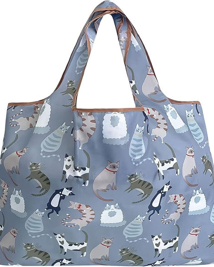 allydrew Large Foldable Tote Nylon Reusable Grocery Bags