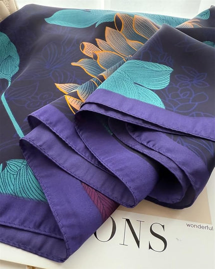 Headscarf Large Square Scarf 35" Fashion Scarves Silk Feeling Hair Wrapping Scarfs Hairscarf BA16