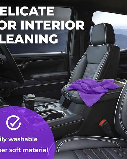 Premium XL Shammy Towel for Car - 34”x25” - Super Absorbent Chamois Cloth - Spots & Scratch-Free - Reusable Car Drying Towel