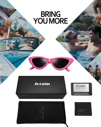 Joopin Polarized Cat Eye Sunglasses for Women Vintage Cateye Sun Glasses UV400 Protection