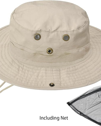 Sun Hats for Men Women Bucket Hat UPF 50+ Boonie Hat Foldable UV Protection Hiking Beach Fishing Summer Safari