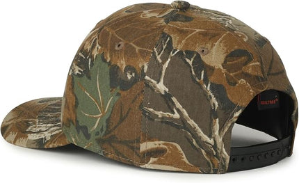 Realtree Advantage Camo Hat – Structured Hunting Cap, Pro Round Crown, Adjustable Snapback, Outdoor Style