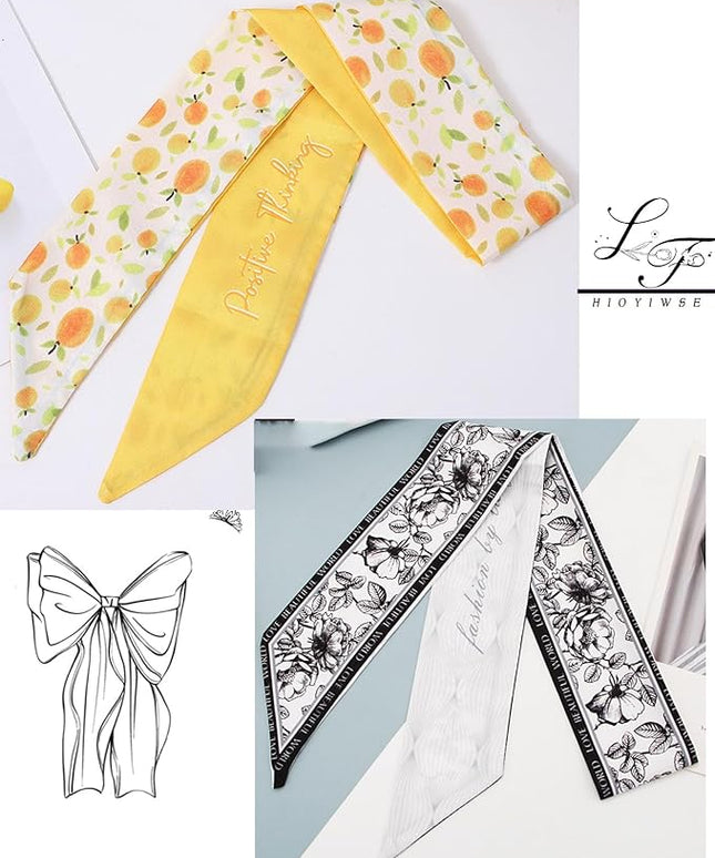 Purse Scarf Handbags For Women Skinny Hair Neck Accessories Scarves With Bag Scarfs Handle Fashion Lightweight