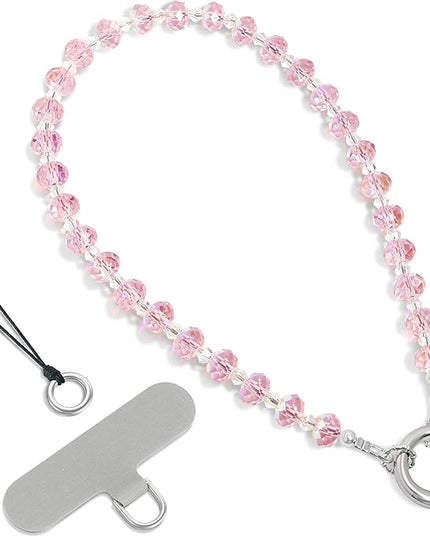 SURPHY Phone Charm, Phone Charms Strap with Tether Tab & Premium Metal Buckle, Cellphone Wrist Strap Chain