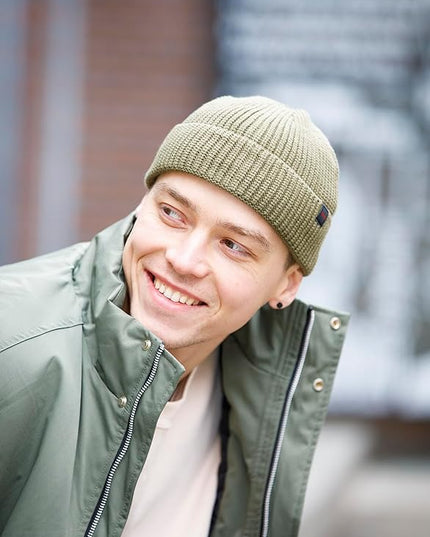 Fisherman Beanie Hats for Men Women,Knit Trawler Skull Cap,Watch Cap,Spring Fall Winter Warm Short Hats