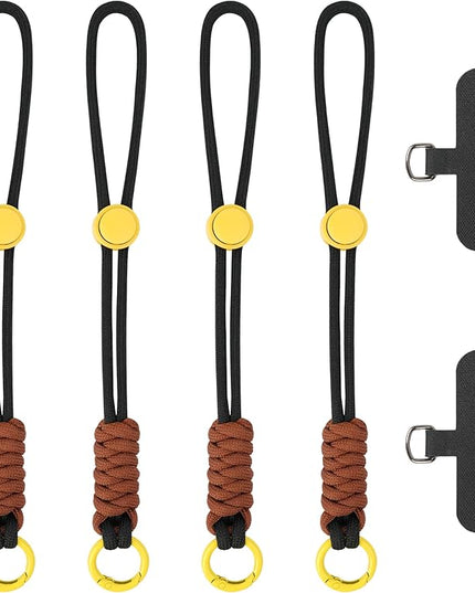 MCTi Hand Wrist Strap Lanyard, Adjustable Gloves Wrist Strap, Tight Hand-Braided Phone Lanyard, Durable Stretchable Keychain