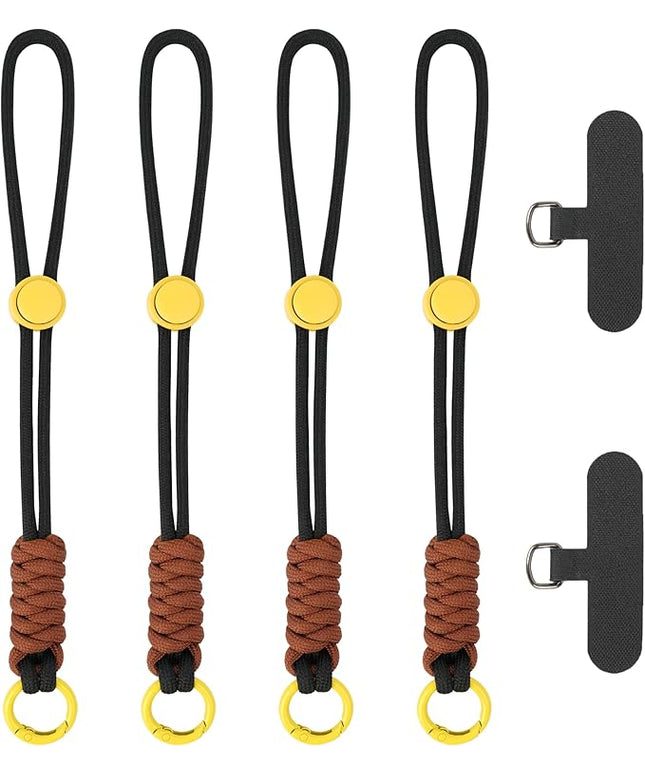 MCTi Hand Wrist Strap Lanyard, Adjustable Gloves Wrist Strap, Tight Hand-Braided Phone Lanyard, Durable Stretchable Keychain