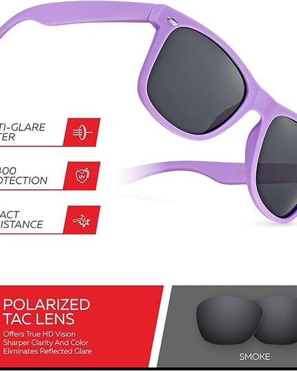Retro Rewind Polarized Sunglasses for Men and Women - UV Protection Classic Sun Glasses