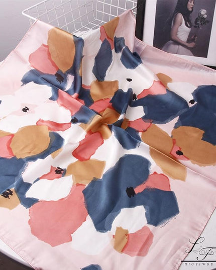 Satin Bandanas Head Scarf For Women Hair Scarves Accessories Lightweight Fashion Wrap Neck Silk Sleeping Headscarf