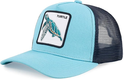 Classic Unisex Various Animal Series Embroidery Farm Adjustable Mesh Snapback Trucker Hat