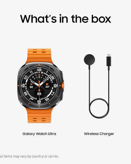 Samsung Galaxy Watch Ultra (2025) 47mm LTE Smartwatch, Titanium Casing, Advanced Sleep Coaching, Running Coach, Energy Score, Heart Rate Tracking, GPS, Titanium Gray [US Version, 2 Yr Warranty]