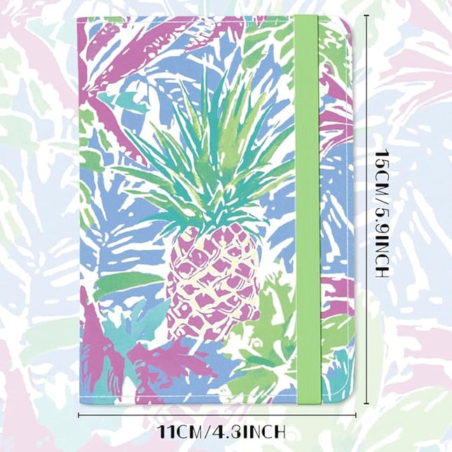 Vegan Leather Passport Holder Cover Tropical Plants Cute Travel Wallet Passport Case with Credit Card Slots for Women Men Travelling Essentials for Flying