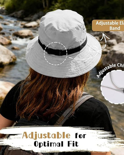 Cooling Sun Bucket Hat for Men Women Fishing Beach Safari Hats for Golf Hiking Hunting Outdoor UPF 50+