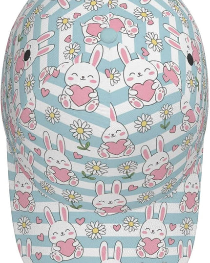 Easter Baseball Cap,Rabbit Eggs Baseball Hat,Fashion Snapback Hats Outdoor Trucker Hat for Women Men