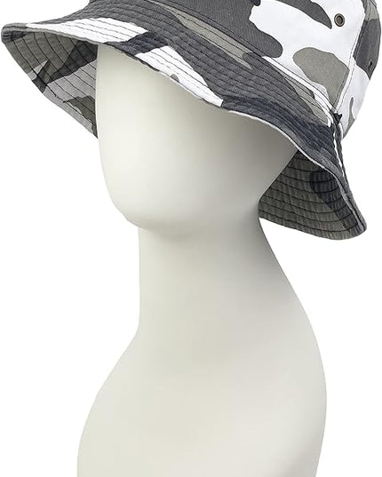Utmost Bucket Hat 100% Cotton & Denim Lightweight Packable Outdoor Summer Beach Fishing Sun Hat