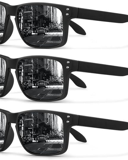KUGUAOK Polarized Square Sunglasses For Men and Women Matte Finish Sun Glasses UV Protection Glasses