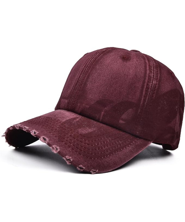 Vintage Baseball Cap, Washed Cotton Trucker Hat for Men & Women, Adjustable Size for Universal Activities