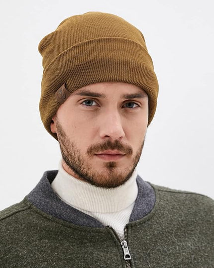 OZERO Winter Beanie Daily Hat - Thermal Polar Fleece Ski Stocking Skull Cap for Men and Women