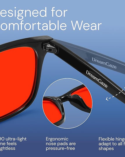 livho Gaming Blue Light Blocking Glasses for Better Sleep, Premium Night Driving, Computer Blockers for Man & Woman