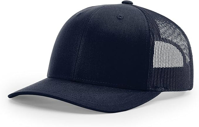Richardson 112 Classic Six-Panel Adjustable Snapback Trucker Cap | Bulk Packs Available