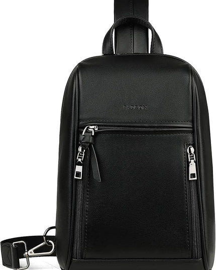 FADEON Sling Bag for Women Crossbody Purse Sling Bags, Designer Sling Purses Medium Travel Multi-Pocket Sling Backpack