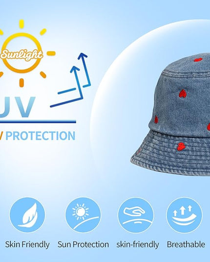Bucket Hats for Women Man Cute Sun Beach Fisherman Hats