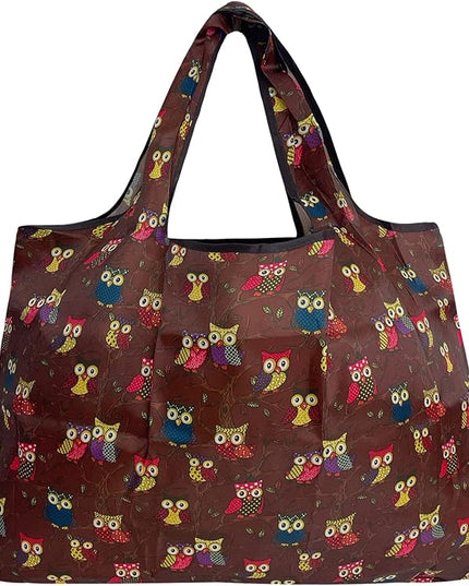 allydrew Large Foldable Tote Nylon Reusable Grocery Bags