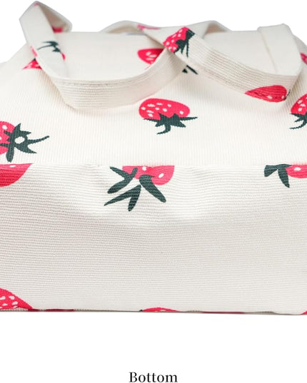 Corduroy Tote Bag Cute Tote Bags for Women Shoulder Bag with Inner Pocket for Work Beach Travel and Shopping Grocery