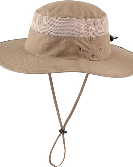 Home Prefer UPF 50+ Men's Sun Hat Wide Brim Bucket Hat UV Protection Hat for Mens Womens Beach Safari Gardening Golf Fishing