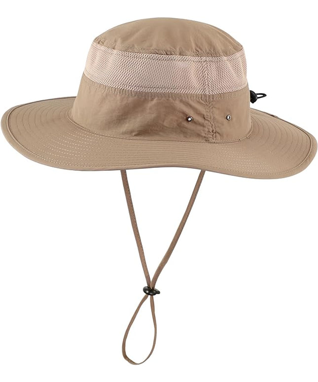 Home Prefer UPF 50+ Men's Sun Hat Wide Brim Bucket Hat UV Protection Hat for Mens Womens Beach Safari Gardening Golf Fishing