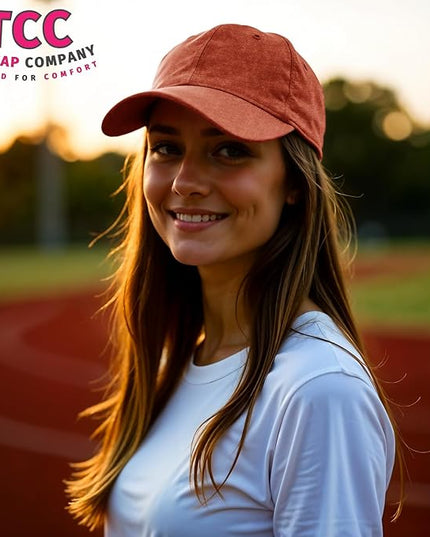 Unisex Vintage Washed Baseball Cap | Low Profile Soft Top Unstructured Cotton Baseball Cap | Adjustable Size Vintage Buckle