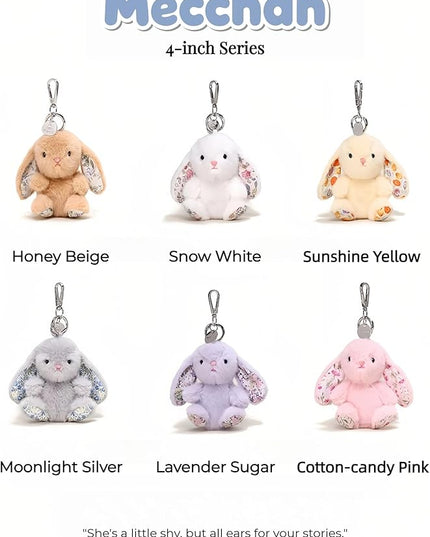 Rabbit Keychain for Backpack, Cute Keychain Bag Charms for Women